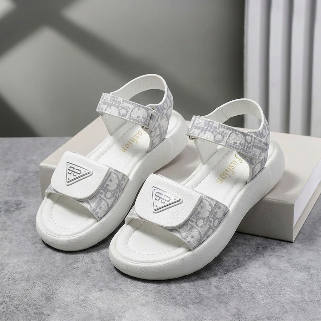 Sandales Chic Fille – Élégance d’Été Inspirée Dior