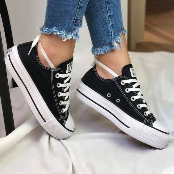 Platform low tops convers