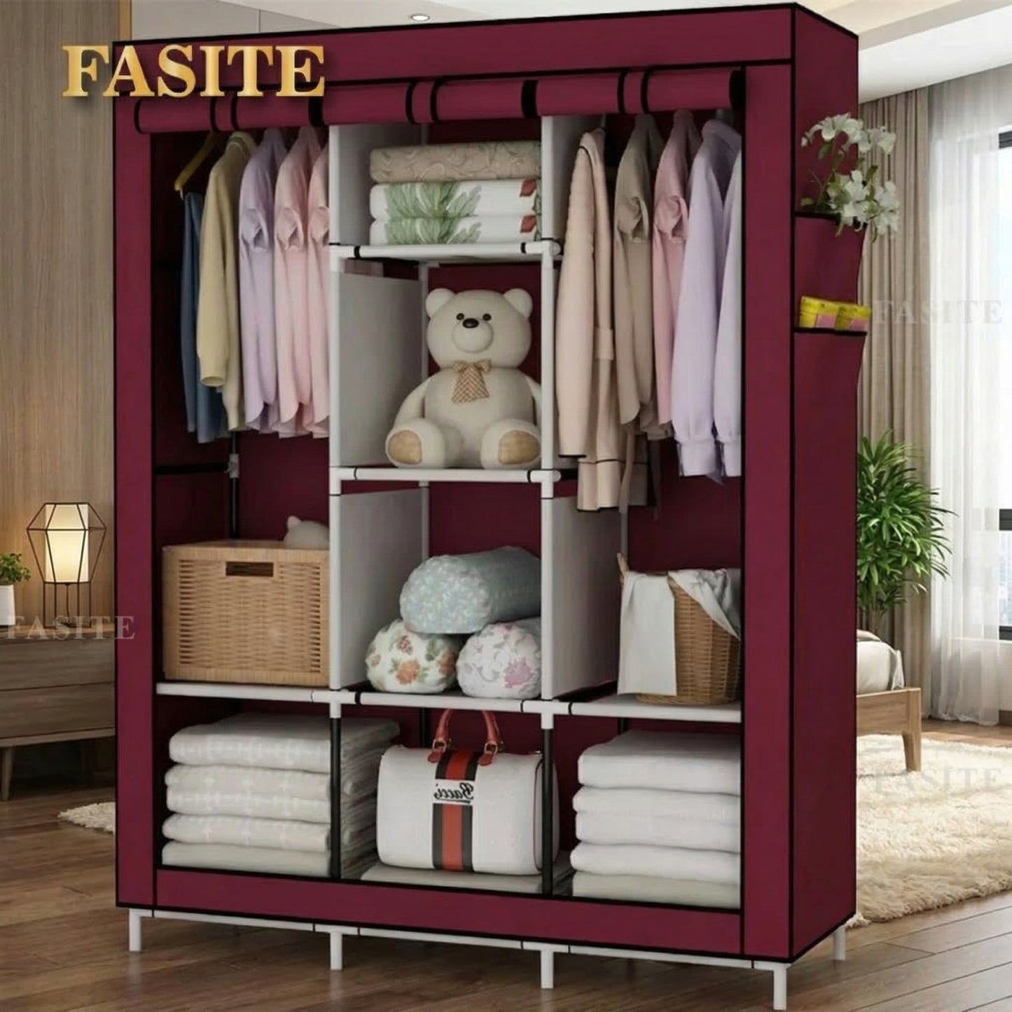 canvas armoire