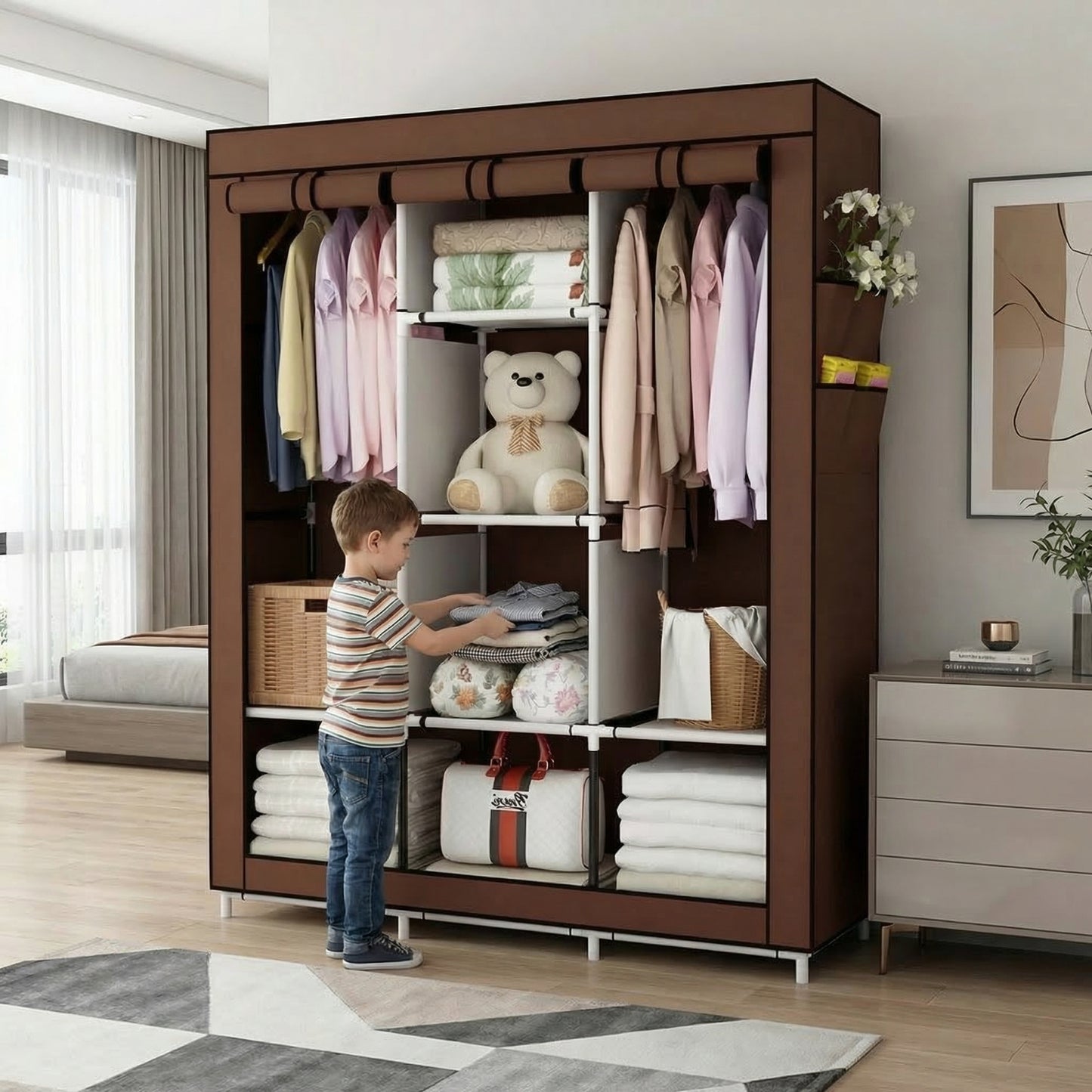 canvas armoire