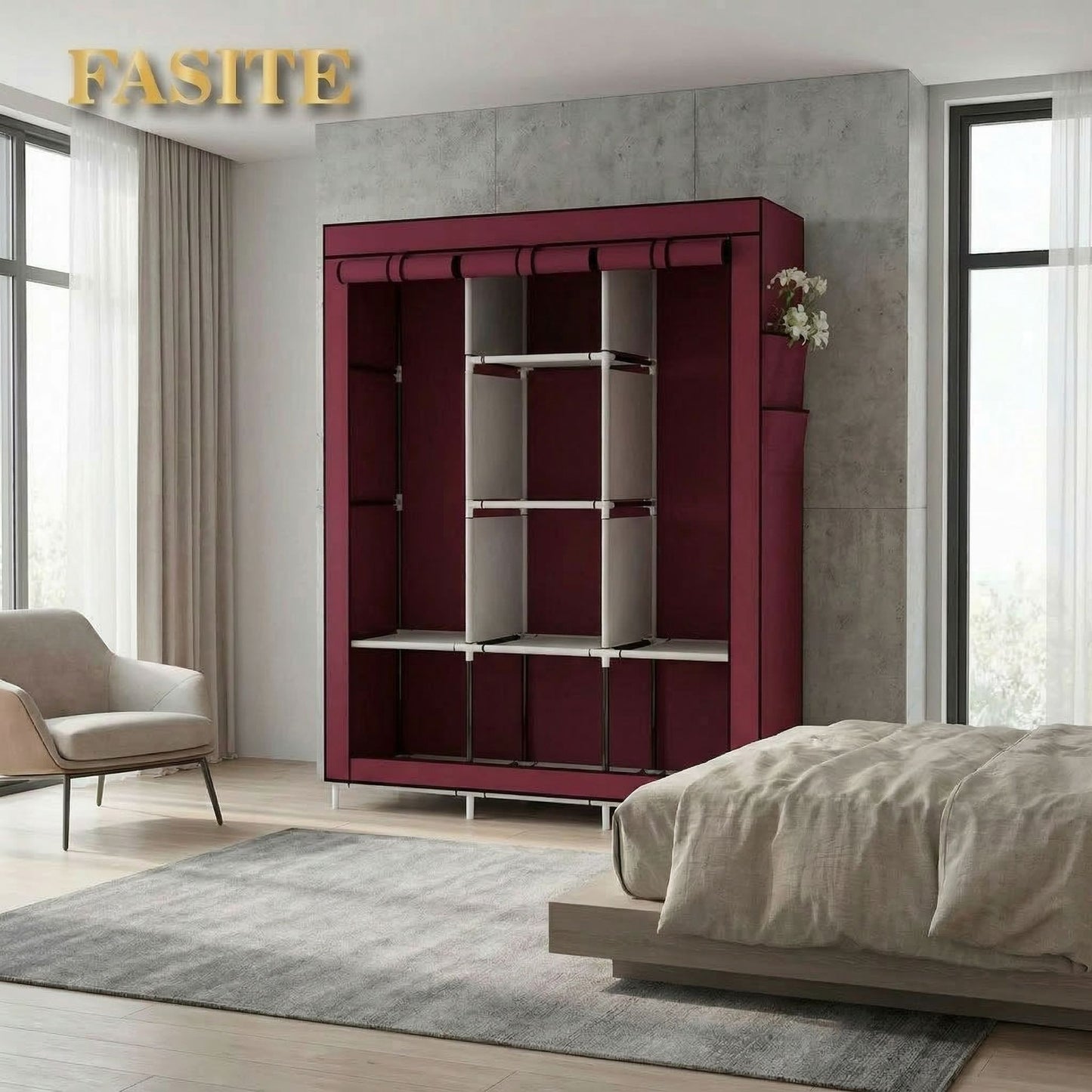 canvas armoire