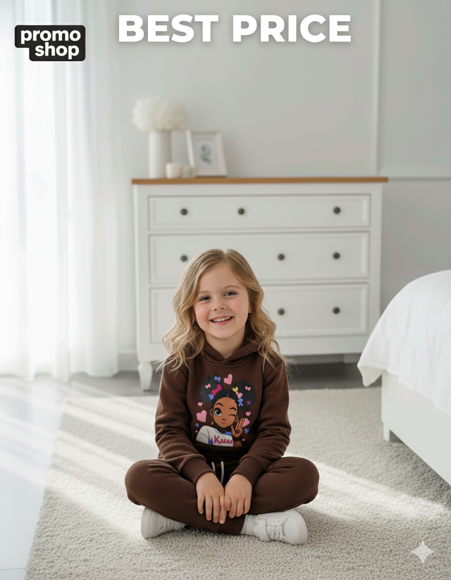 Ensemble à capuche pour filles