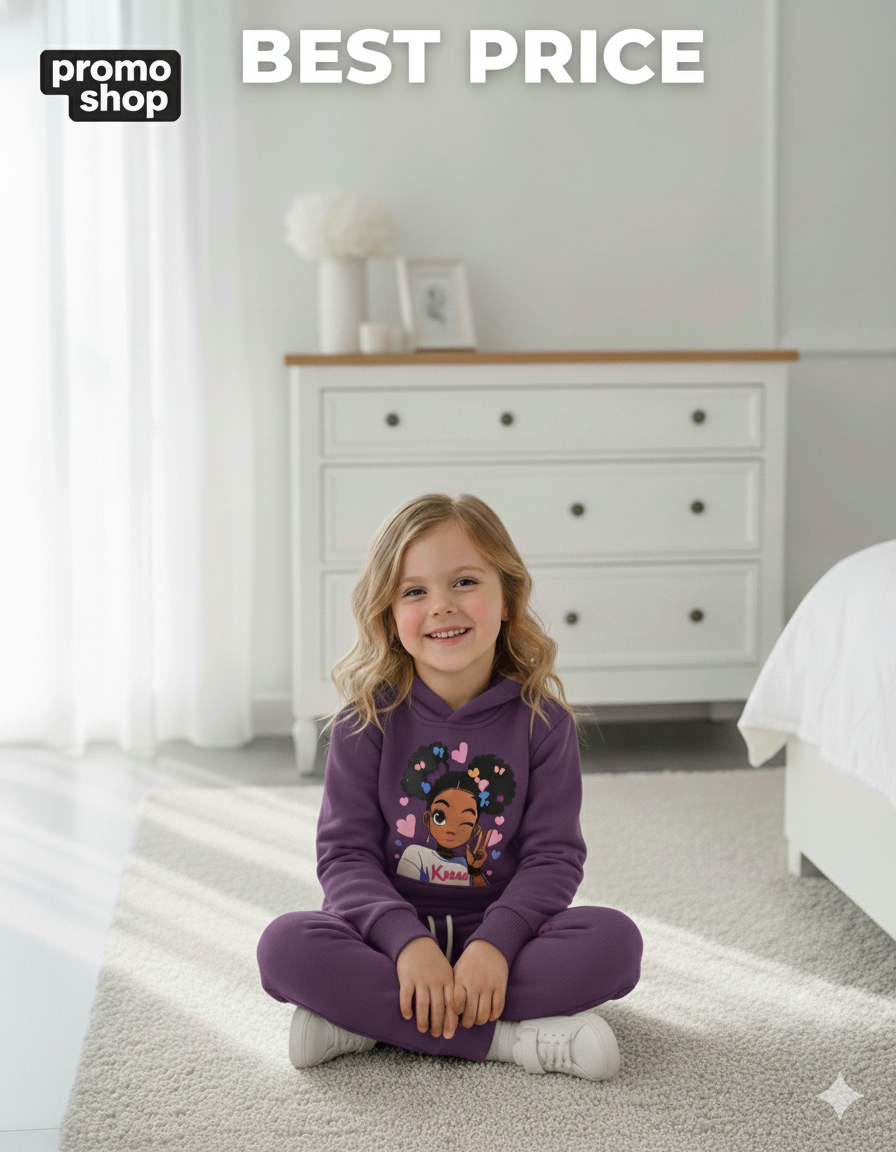 Ensemble à capuche pour filles