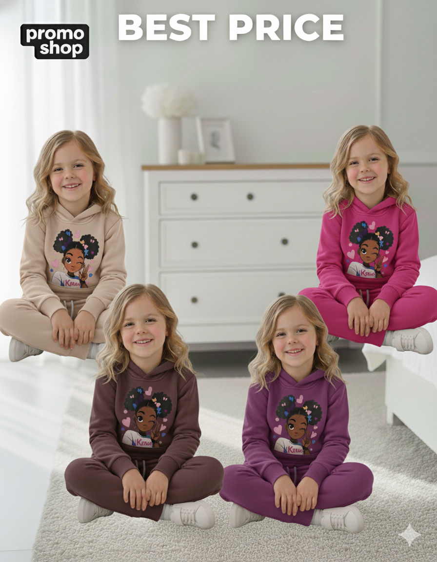 Ensemble à capuche pour filles