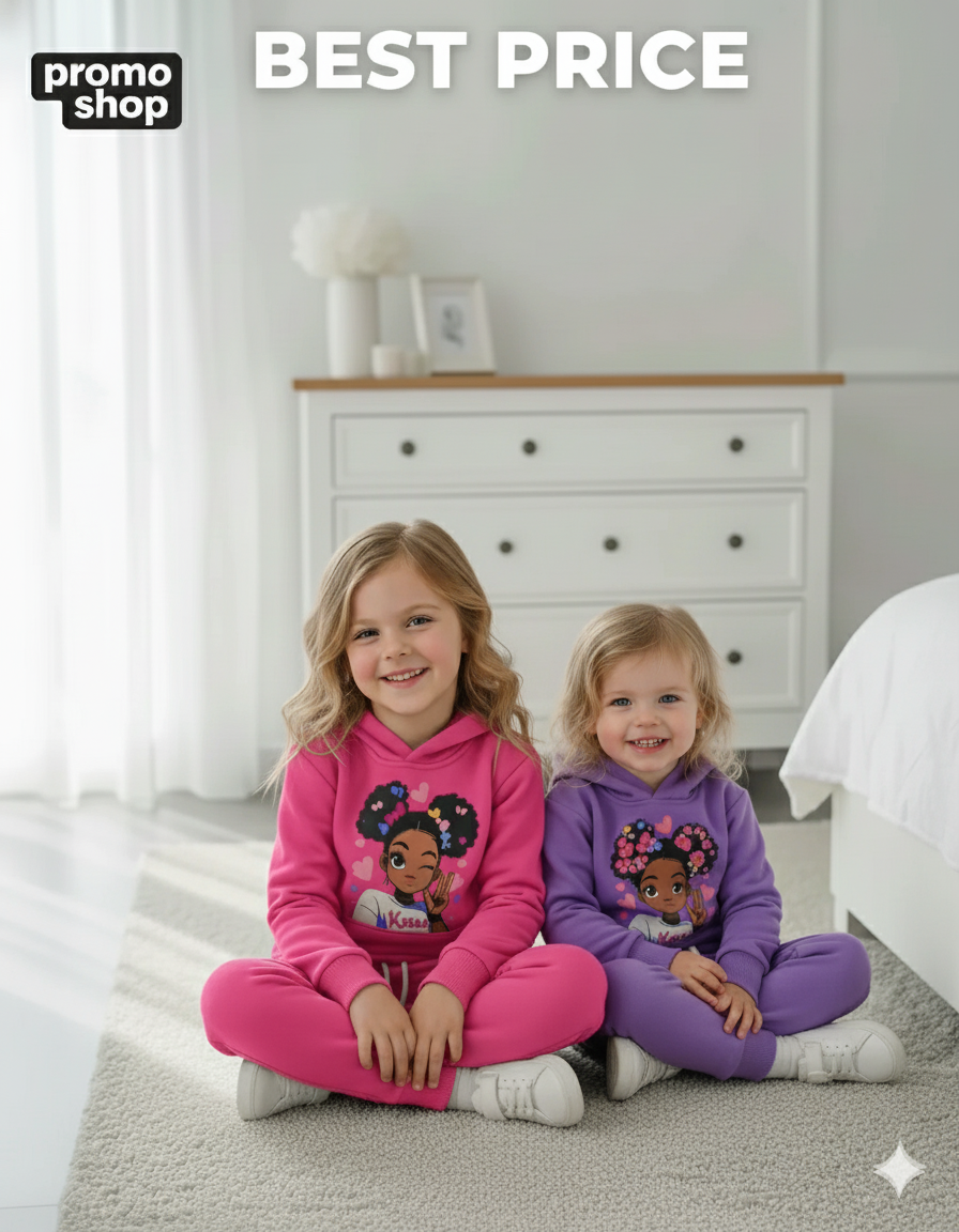 Ensemble à capuche pour filles