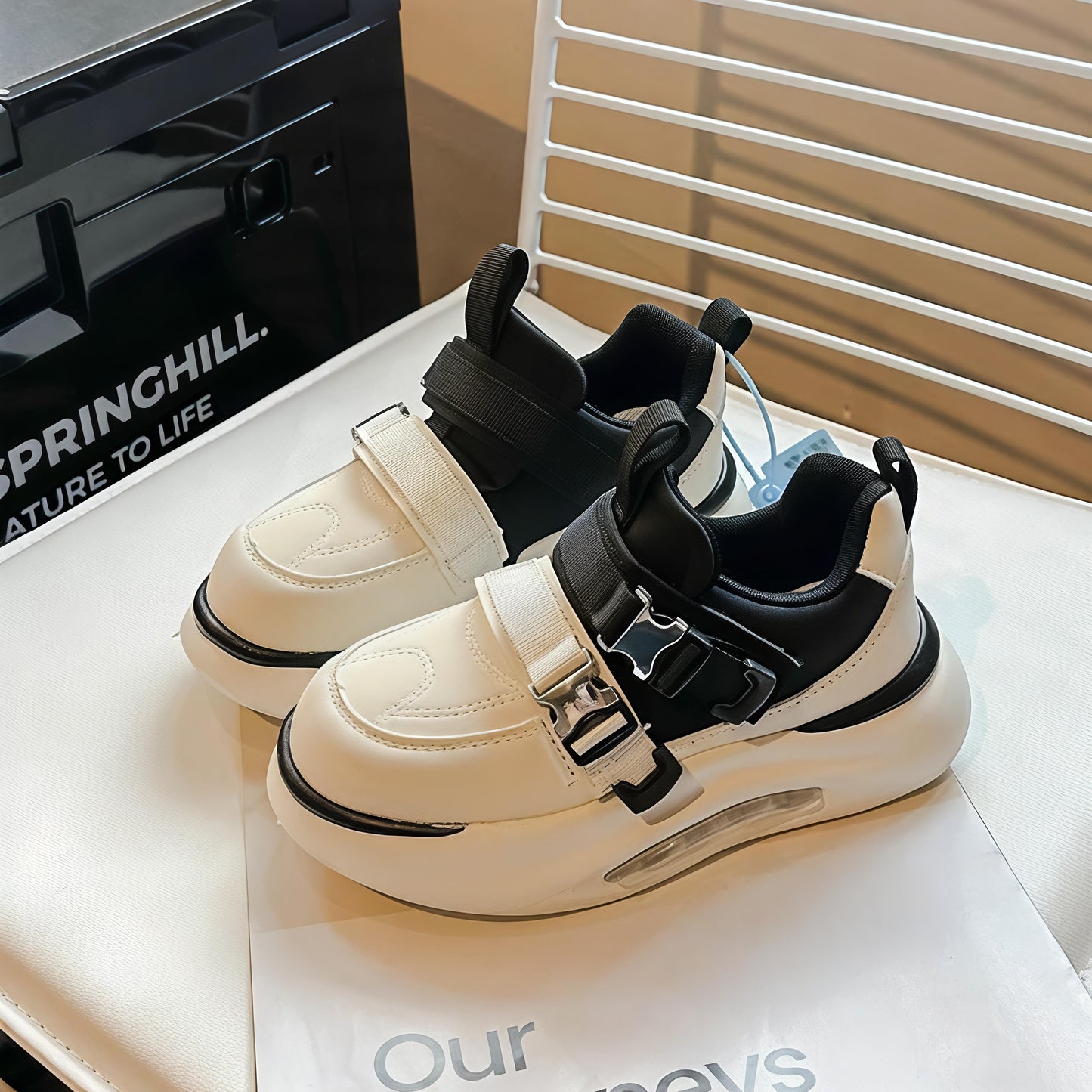 Baskets casual look urbain et confortable
