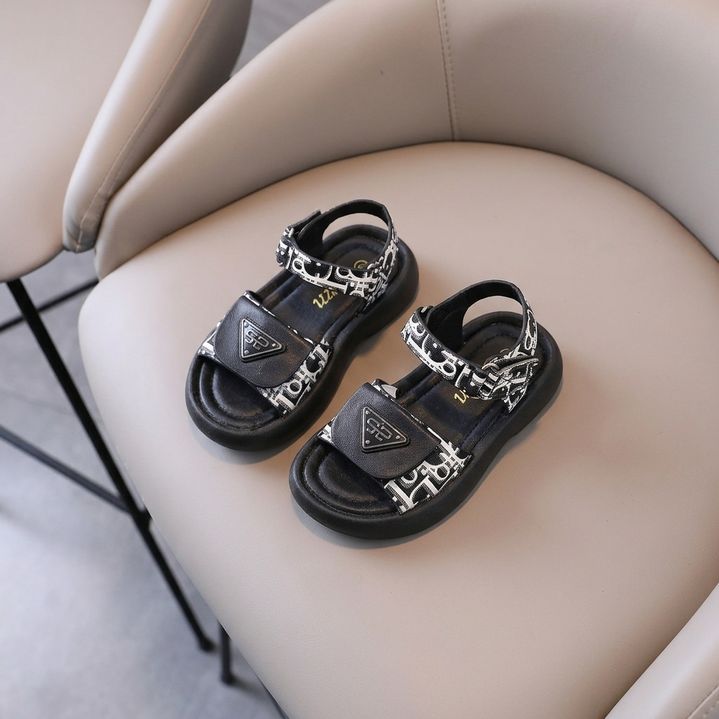 Sandales Chic Fille – Élégance d’Été Inspirée Dior
