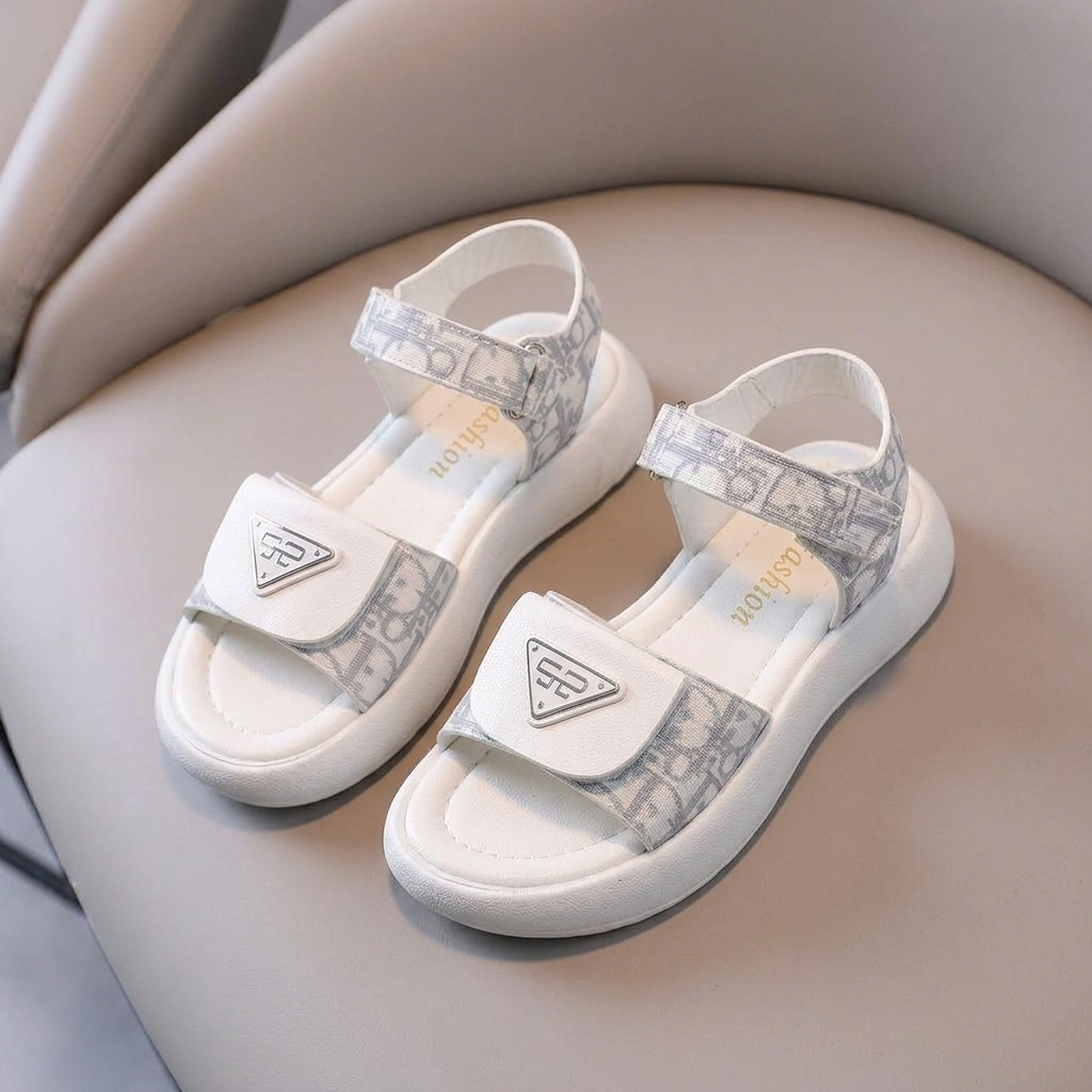 Sandales Chic Fille – Élégance d’Été Inspirée Dior
