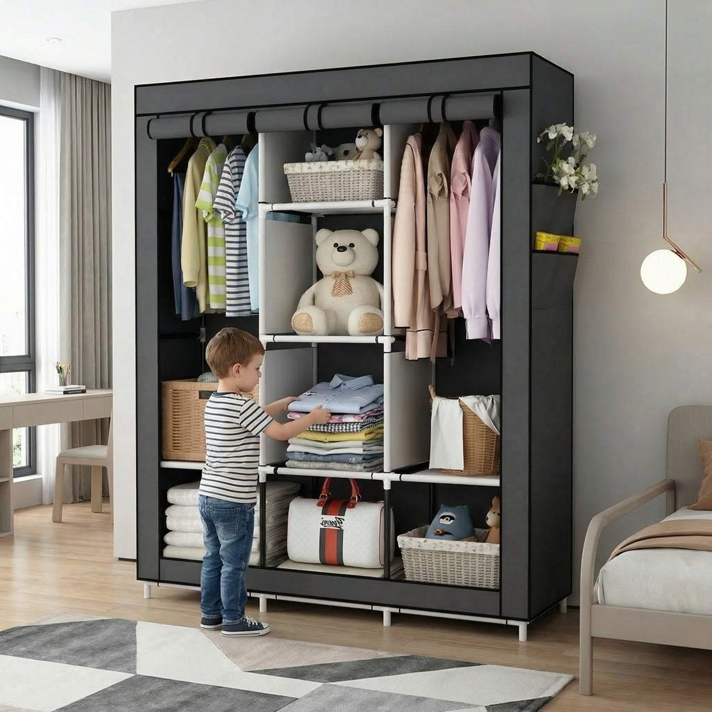 canvas armoire