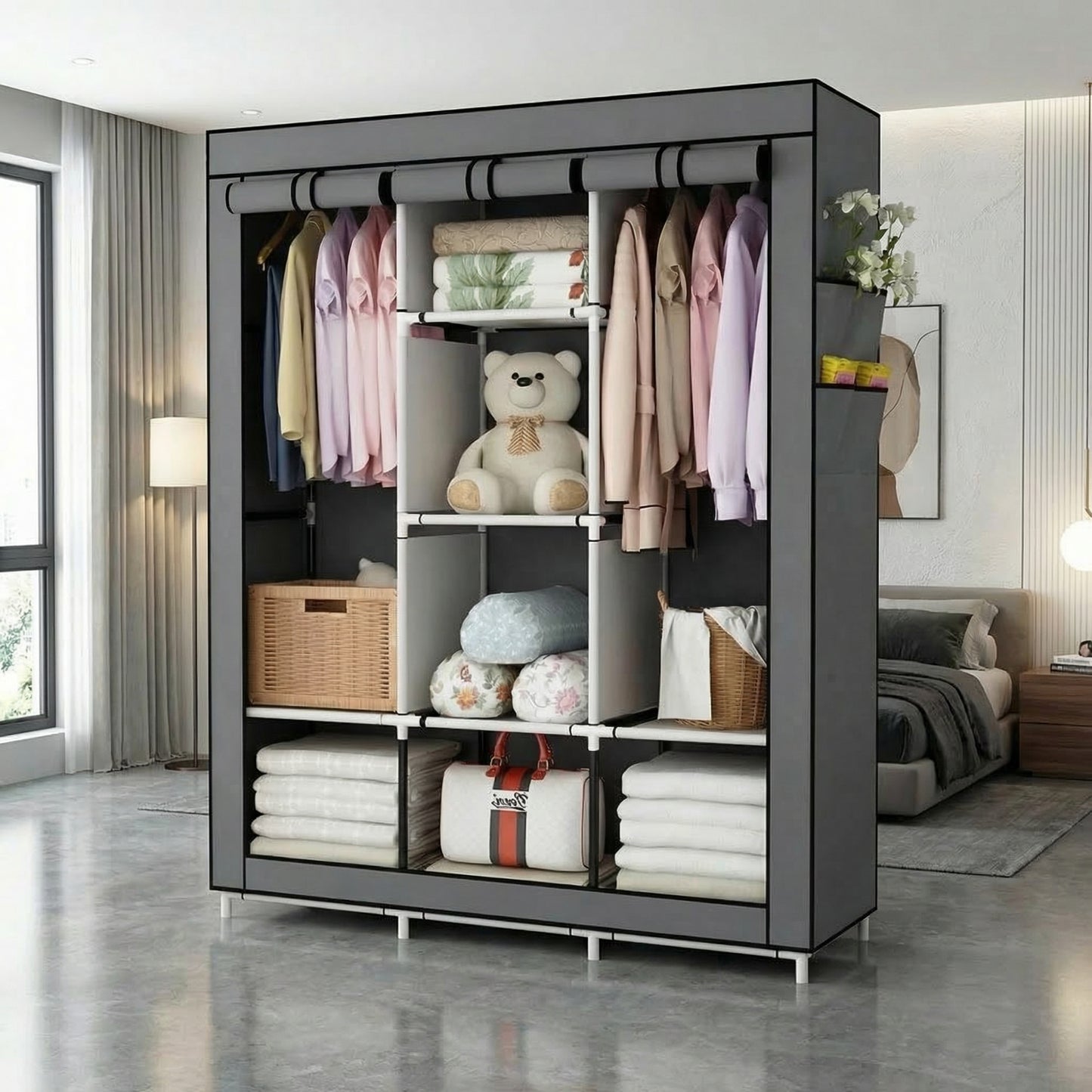 canvas armoire