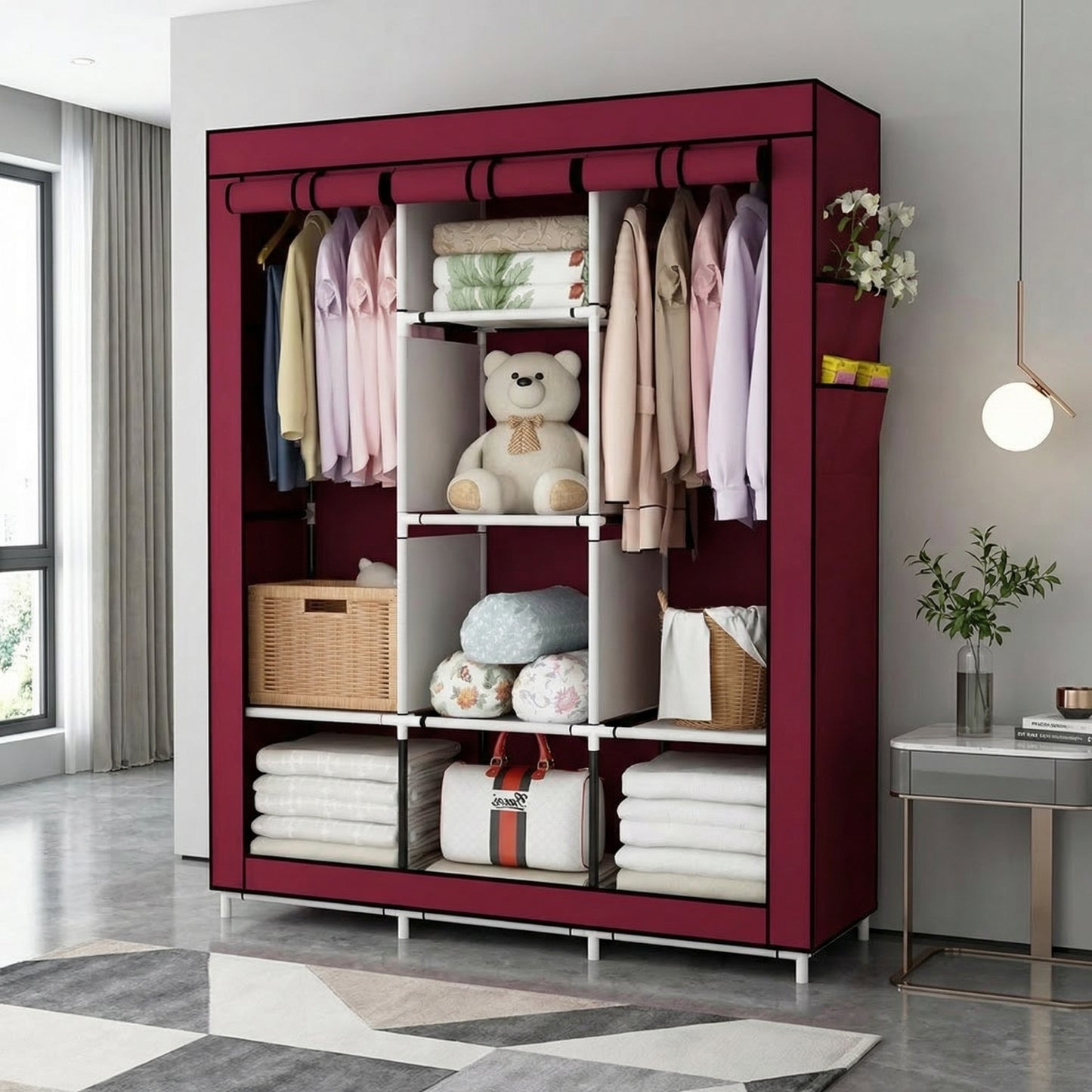 canvas armoire