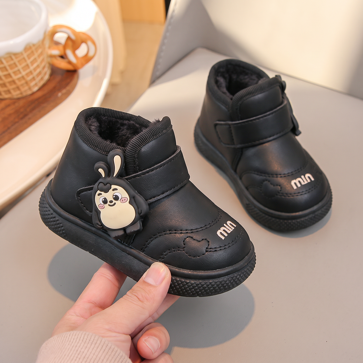 Bottes Fille Bunny Maman & Moi - Noir main