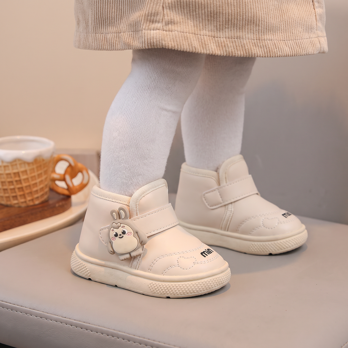 Bottes Fille Bunny Maman & Moi - Beige portees