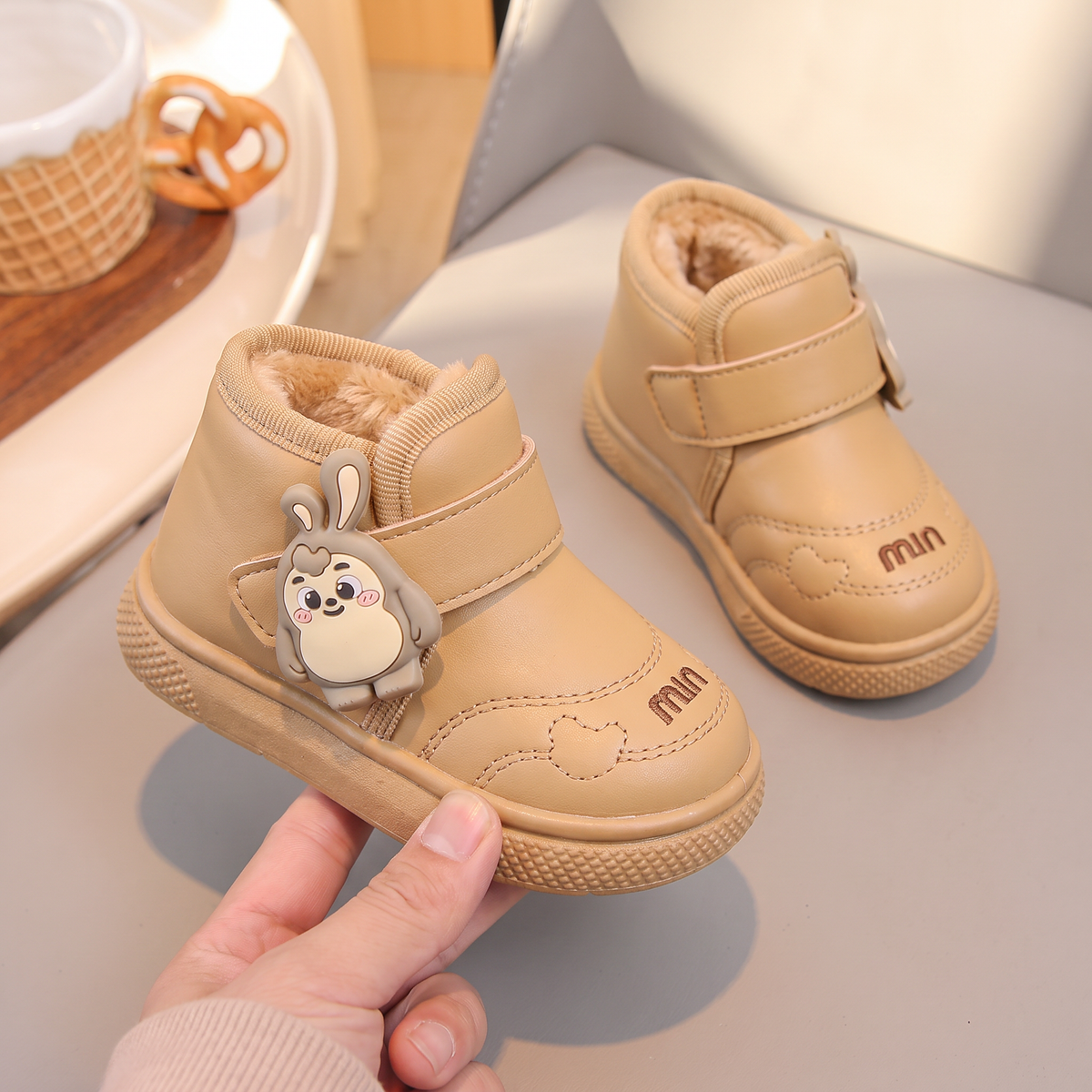 Bottes Fille Bunny Maman & Moi - Marron main