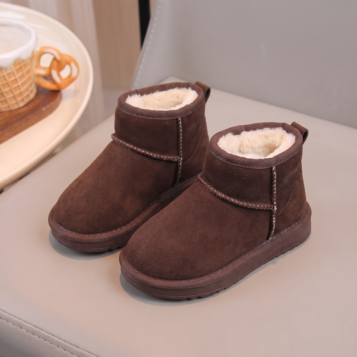 Bottes Bébé Cocoon Maman & Moi - Marron trois quarts