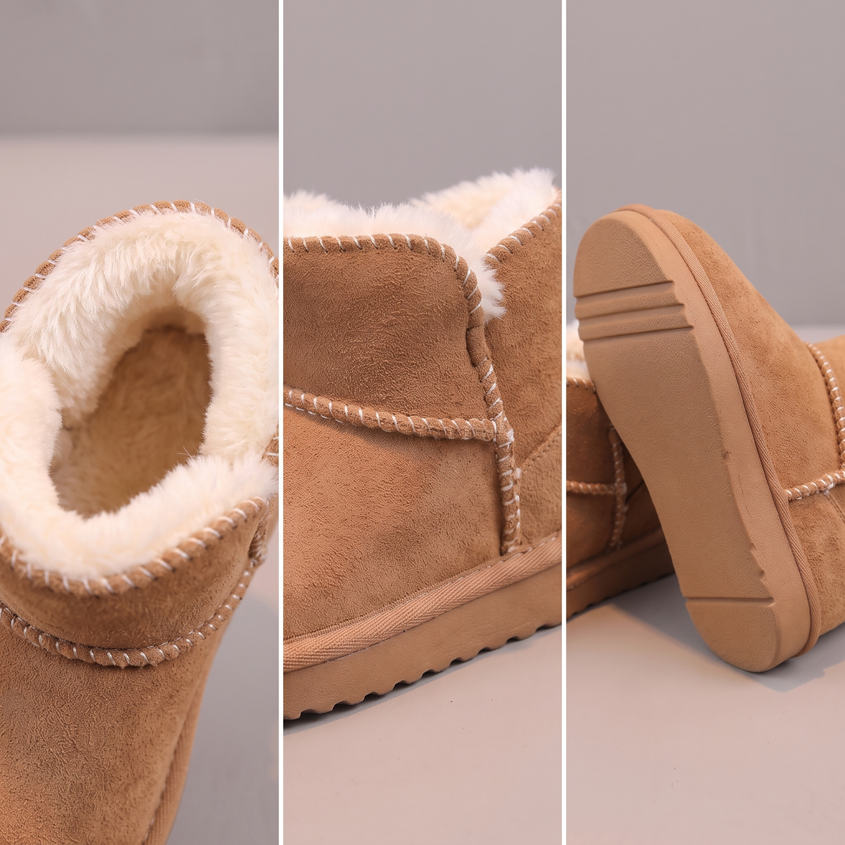 Bottes Bébé Cocoon Maman & Moi - details fourrure suede semelle