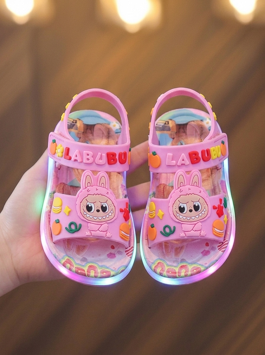 Sandale Labubu Girls LED